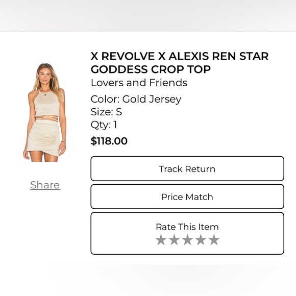 Lovers + Friends Gold Set - Picture 4 of 14